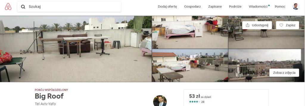 Wynajmowanie mieszkań i pokoi w airbnb